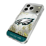 Philadelphia Eagles Personalized EndZone Plus Glitter Phone Case for Apple iPhone