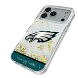 Philadelphia Eagles Personalized EndZone Plus Glitter Phone Case for Apple iPhone