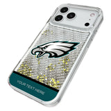 Philadelphia Eagles Personalized EndZone Plus Glitter Phone Case for Apple iPhone