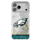 Philadelphia Eagles Personalized EndZone Plus Glitter Phone Case for Apple iPhone