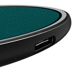 Philadelphia Eagles Personalized Endzone Solid 15-Watt Wireless Charger