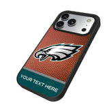 Philadelphia Eagles Personalized Football Bump Phone Case for Apple iPhone