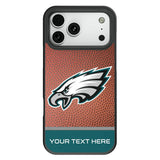 Philadelphia Eagles Personalized Football Bump Phone Case for Apple iPhone