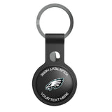 Philadelphia Eagles Personalized Insignia Black Airtag Holder