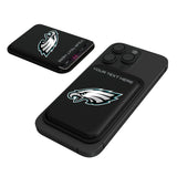 Philadelphia Eagles Personalized Insignia Black Magnetic Credit Card Wallet