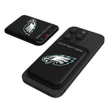 Philadelphia Eagles Personalized Insignia Black Magnetic Credit Card Wallet