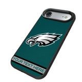 Philadelphia Eagles Personalized Stripe Bump Phone Case for Apple iPhone
