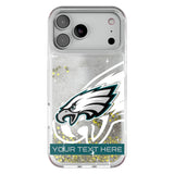 Philadelphia Eagles Personalized Tilt Glitter Phone Case for Apple iPhone