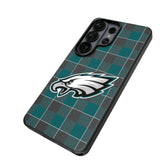 Philadelphia Eagles Plaid MagSafe Compatible Phone Case for Samsung Galaxy 26 Series