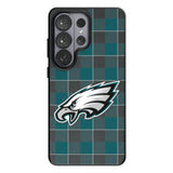 Philadelphia Eagles Plaid MagSafe Compatible Phone Case for Samsung Galaxy 26 Series