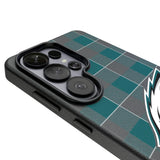 Philadelphia Eagles Plaid MagSafe Compatible Phone Case for Samsung Galaxy