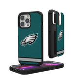 Philadelphia Eagles Stripe Rugged Phone Case for Apple iPhone