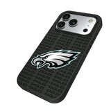 Philadelphia Eagles Text Backdrop Bump Phone Case for Apple iPhone
