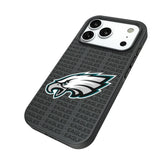 Philadelphia Eagles Text Backdrop Bump Phone Case for Apple iPhone