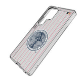 Philadelphia Phillies 1915-1943 - Cooperstown Collection Pinstripe Clear Phone Case for Samsung Galaxy