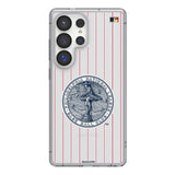 Philadelphia Phillies 1915-1943 - Cooperstown Collection Pinstripe Clear Phone Case for Samsung Galaxy