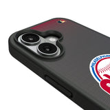 Philadelphia Phillies 1984-1991 - Cooperstown Collection Linen Bump Phone Case for Apple iPhone