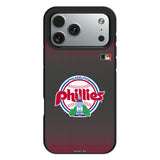 Philadelphia Phillies 1984-1991 - Cooperstown Collection Linen Bump Phone Case for Apple iPhone