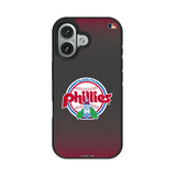 Philadelphia Phillies 1984-1991 - Cooperstown Collection Linen Bump Phone Case for Apple iPhone
