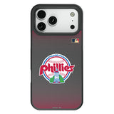 Philadelphia Phillies 1984-1991 - Cooperstown Collection Linen Bump Phone Case for Apple iPhone