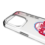 Philadelphia Phillies 1984-1991 - Cooperstown Collection Linen Clear Phone Case for Apple iPhone