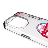 Philadelphia Phillies 1984-1991 - Cooperstown Collection Linen Clear Phone Case for Apple iPhone