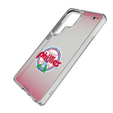 Philadelphia Phillies 1984-1991 - Cooperstown Collection Linen Clear Phone Case for Samsung Galaxy