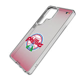 Philadelphia Phillies 1984-1991 - Cooperstown Collection Linen Clear Phone Case for Samsung Galaxy