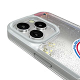 Philadelphia Phillies 1984-1991 - Cooperstown Collection Linen Glitter Phone Case for Apple iPhone
