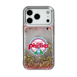 Philadelphia Phillies 1984-1991 - Cooperstown Collection Linen Glitter Phone Case for Apple iPhone