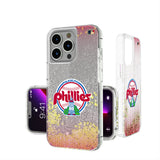 Philadelphia Phillies 1984-1991 - Cooperstown Collection Linen Glitter Phone Case for Apple iPhone
