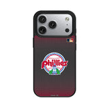Philadelphia Phillies 1984-1991 - Cooperstown Collection Linen MagSafe Compatible Phone Case for Apple iPhone