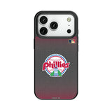 Philadelphia Phillies 1984-1991 - Cooperstown Collection Linen MagSafe Compatible Phone Case for Apple iPhone