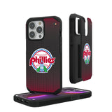 Philadelphia Phillies 1984-1991 - Cooperstown Collection Linen Rugged Phone Case for Apple iPhone