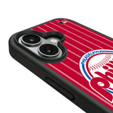 Philadelphia Phillies 1984-1991 - Cooperstown Collection Pinstripe Bump Phone Case for Apple iPhone