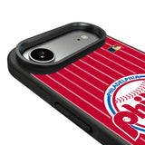 Philadelphia Phillies 1984-1991 - Cooperstown Collection Pinstripe Bump Phone Case for Apple iPhone