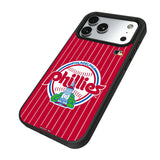 Philadelphia Phillies 1984-1991 - Cooperstown Collection Pinstripe Bump Phone Case for Apple iPhone