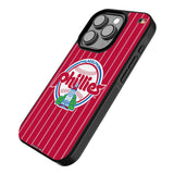 Philadelphia Phillies 1984-1991 - Cooperstown Collection Pinstripe Bump Phone Case for Apple iPhone