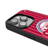 Philadelphia Phillies 1984-1991 - Cooperstown Collection Pinstripe Bump Phone Case for Apple iPhone