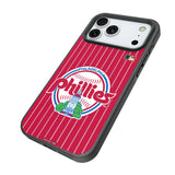 Philadelphia Phillies 1984-1991 - Cooperstown Collection Pinstripe Bump Phone Case for Apple iPhone