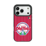 Philadelphia Phillies 1984-1991 - Cooperstown Collection Pinstripe Bump Phone Case for Apple iPhone