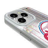 Philadelphia Phillies 1984-1991 - Cooperstown Collection Pinstripe Glitter Phone Case for Apple iPhone