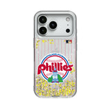 Philadelphia Phillies 1984-1991 - Cooperstown Collection Pinstripe Glitter Phone Case for Apple iPhone