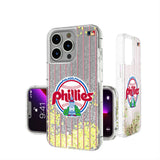Philadelphia Phillies 1984-1991 - Cooperstown Collection Pinstripe Glitter Phone Case for Apple iPhone