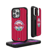 Philadelphia Phillies 1984-1991 - Cooperstown Collection Pinstripe Rugged Phone Case for Apple iPhone