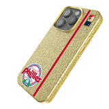 Philadelphia Phillies 1984-1991 - Cooperstown Collection Sidebar Bling Phone Case for Apple iPhone