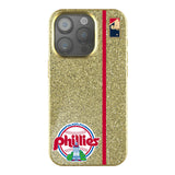 Philadelphia Phillies 1984-1991 - Cooperstown Collection Sidebar Bling Phone Case for Apple iPhone