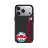 Philadelphia Phillies 1984-1991 - Cooperstown Collection Sidebar MagSafe Compatible Phone Case for Apple iPhone