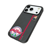 Philadelphia Phillies 1984-1991 - Cooperstown Collection Sidebar MagSafe Compatible Phone Case for Apple iPhone