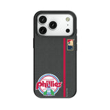 Philadelphia Phillies 1984-1991 - Cooperstown Collection Sidebar MagSafe Compatible Phone Case for Apple iPhone